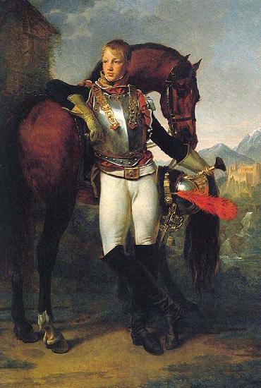 Baron Antoine-Jean Gros Portrait du second lieutenant Charles Legrand Germany oil painting art